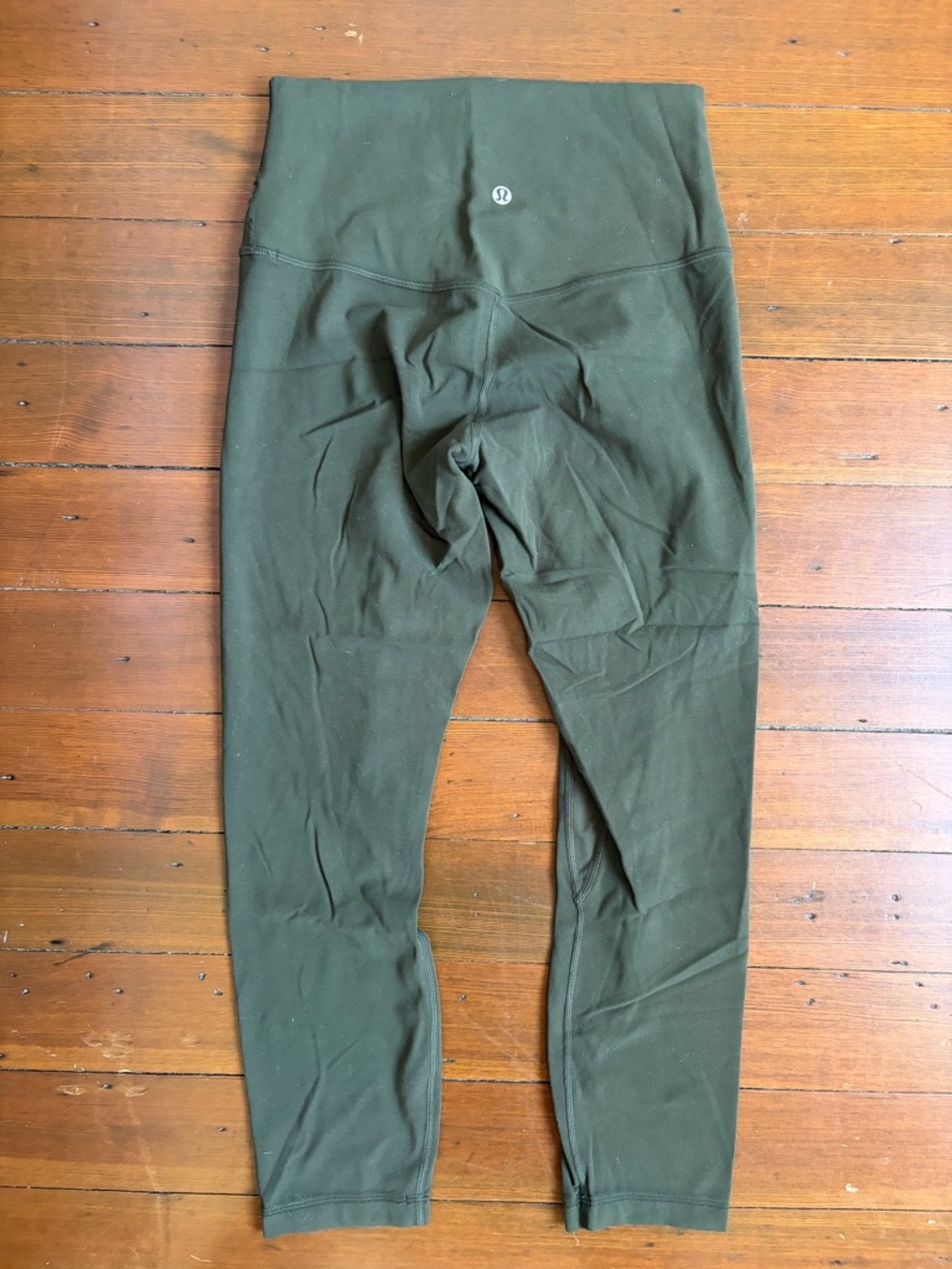 Lululemon High-Rise Olive Green Leggings